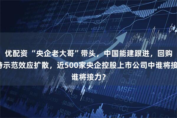 优配资 “央企老大哥”带头，中国能建跟进，回购增持示范效应扩散，近500家央企控股上市公司中谁将接力？